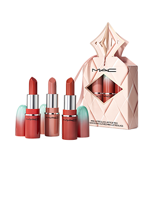 新品MACコフレセット アメリカ限定リアーナとコラボ口紅2本とポーチセット 追記：【2024年クリスマスコフレ】「M・A・C」からゴールドに